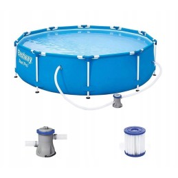 Plieninis sodo baseinas 305 cm x 76 cm bestway 56