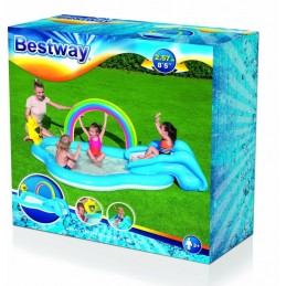 Pripučiamas baseinas, žaidimų aikštelė su bestway čiuožykla