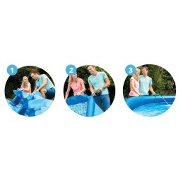 Sodo baseinas su siurbliu 3 96m x 084m 6in1 intex