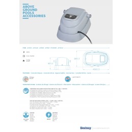 Bestway 58259 baseino vandens šildytuvas