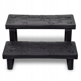 Vidaxl laipteliai kubilui, juodi 90717