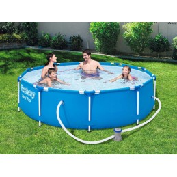 Sodo karkasinis baseinas visai šeimai su pompa 305x76cm bestway 56679