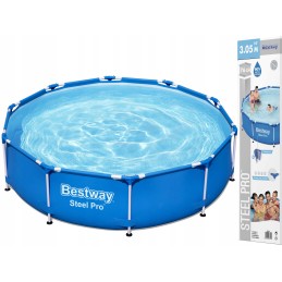 Bestway karkasinis baseinas 305x76 cm 10 pėdų sodo šeimos šeima