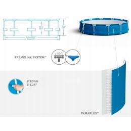 56679 sodo rėmo baseinas 305 x 76 bestway