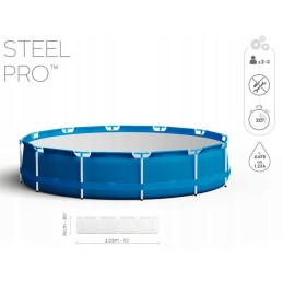 56679 sodo rėmo baseinas 305 x 76 bestway