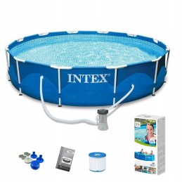 Plieninis sodo baseinas 305 x 76 cm 9in1 intex 28202gn