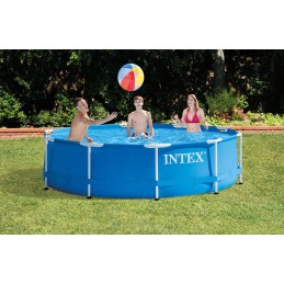 Plieninis sodo baseinas 305 x 76 cm 9in1 intex 28202gn