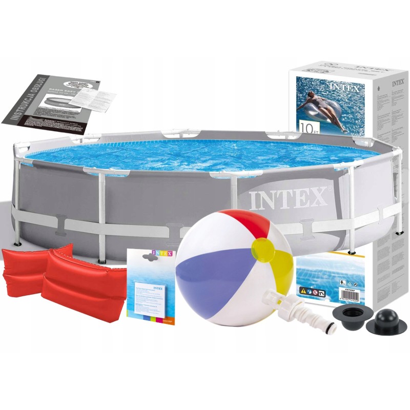 Intex 26700 karkasa dārza baseins 305x75cm 8in1