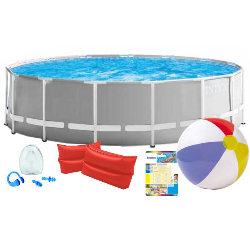 Intex 26700 baseinas 305x75cm, įrėmintas, 7in1