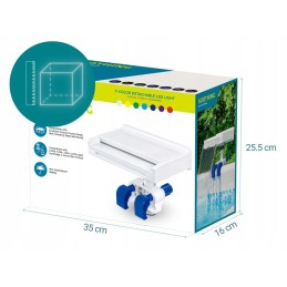 Baseino vandens kaskados LED krioklys bestway 58619 naujas modelis 2024 m