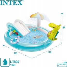 Intex baseino žaidimų aikštelės krokodilas aligatorius 57165 priedai