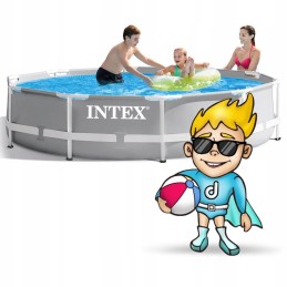 Plieninis sodo baseinas 305 x 76 cm rinkinys 6in1 intex 26700