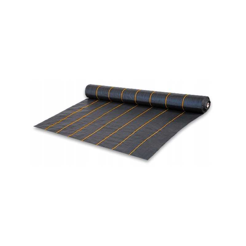 Agrotekstilė nuo piktžolių, juoda, UV, 90 g, 0,8 x 100 m