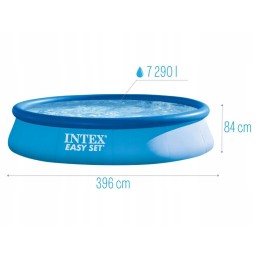 Išplečiamasis sodo baseinas 396x84 intex 28143 rinkinys 9in1 modelis 2024