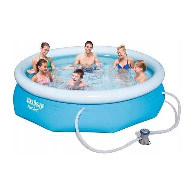 Bestway išsiplėtimo baseinas 305x76cm 57270 siurblys