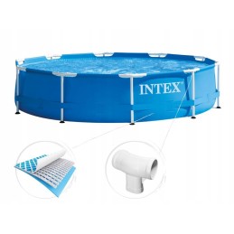 Dārza baseins 305x76, rāmis, ar intex 28202 sūkni, modelis 2024
