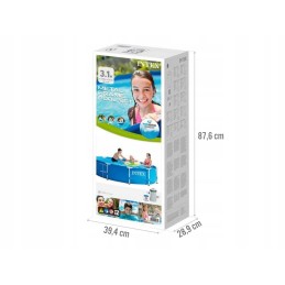 Dārza baseins 305x76, rāmis, ar intex 28202 sūkni, modelis 2024