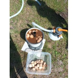 Bestway 58515 smėlio siurblys 3028 lh filtro kamuoliukai 2 porcijos