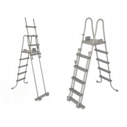 Dvipusės saugos kopėčios baseinams, 132 cm