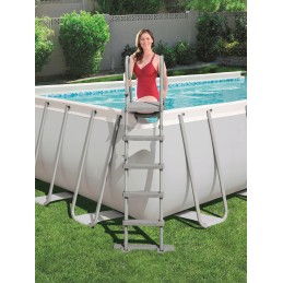 Dvipusės saugos kopėčios baseinams, 132 cm