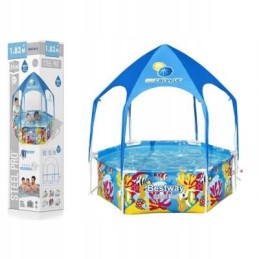 Išsiplėtimo baseinas 183x51 su stogu b5618t 09568