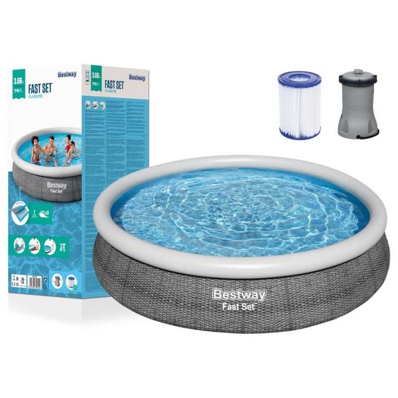 Išplėtimo baseinas 366 x 76 cm bestway 57445