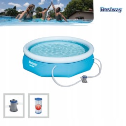 Bestway sodo baseinas 305 x 76 išplėtimas su siurbliu