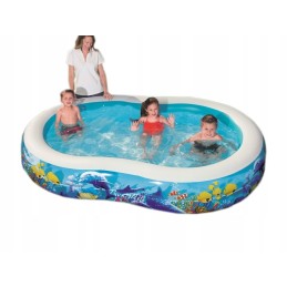 262 cm didelis pripučiamas žuvų baseinas bestway 54118