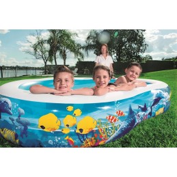 Bestway 262cm didelis pripučiamas žuvų baseinas 54118