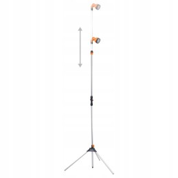 Sodo dušas ant 221 cm aliuminio stovo