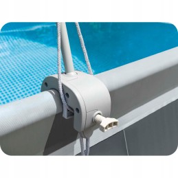 Baseino stogas su intex saulės baldakimu