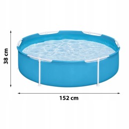 Apvalaus rėmo baseinas vaikams 152 x 38 cm bestway 56283