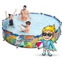 Safari rėmo baseinas 305 x 66 cm bestway 56985