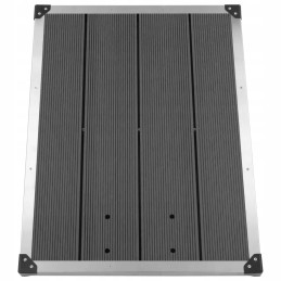 WPC ir plieninė sodo dušo platforma 80x62