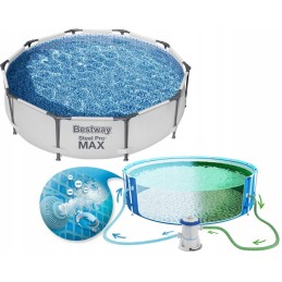 Bestway karkasinis sodo baseinas 305 x 76 56408