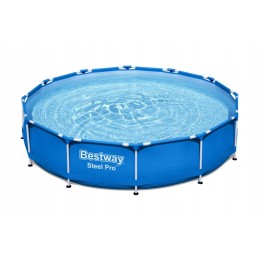 12ft 366 x 76 cm steel pro pool be