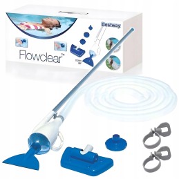 Baseino dulkių siurblys bestway dulkių siurblys baseino dugno valymui 244 cm
