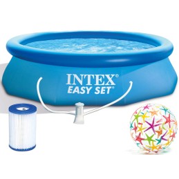 Išplečiamas sodo baseinas 305 x 76 cm rinkinys 4in1 intex 28122