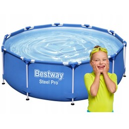 Sodo baseino 305x76 filtro siurblio bestway 56679 šeimos rėmo rinkinys