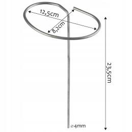 Smeigtukas smeigtukas tvirtinimui agrotekstile 100vnt