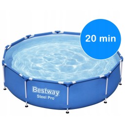 Sodo baseino 305x76 filtro siurblio bestway 56679 šeimos rėmo rinkinys