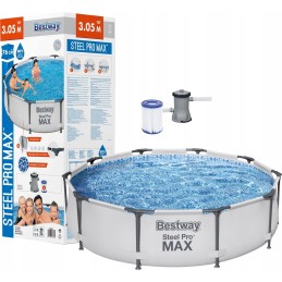 Karkasinis baseinas 56408 bestway 305 x 305 cm filtro siurblys