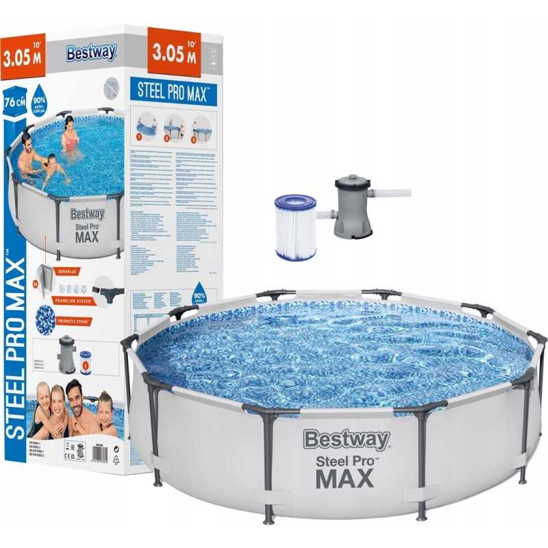 Karkasinis baseinas 56408 bestway 305 x 305 cm filtro siurblys