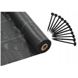 Agrotekstilės kilimėlis nuo piktžolių 50 m + 50 inkarų