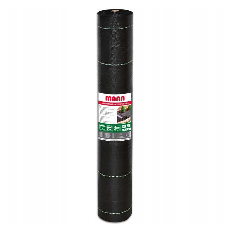 Agrotkanina 70 anti weed pp black uv roll 1 1 x 100 m maan