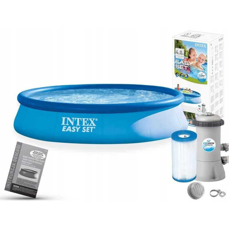 Sodo baseino 396x84 išplėtimas su siurbliu intex 28142 modelis 2024