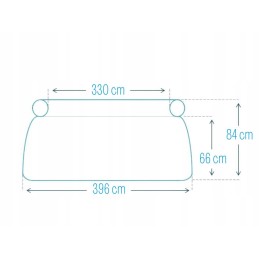 Sodo baseino 396x84 išplėtimas su siurbliu intex 28142 modelis 2024