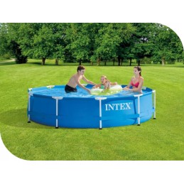 Plieninis sodo baseinas 305x76 intex 28202 rinkinys 11in1 modelis 2024