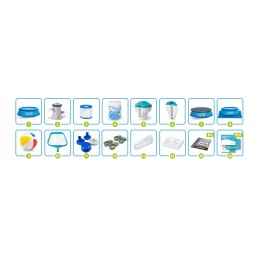 Sodo baseino mega rinkinys 305x76 intex 28122 15in1