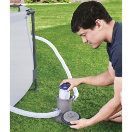 Sodo baseinas 305x76 bestway rėmas max šeima